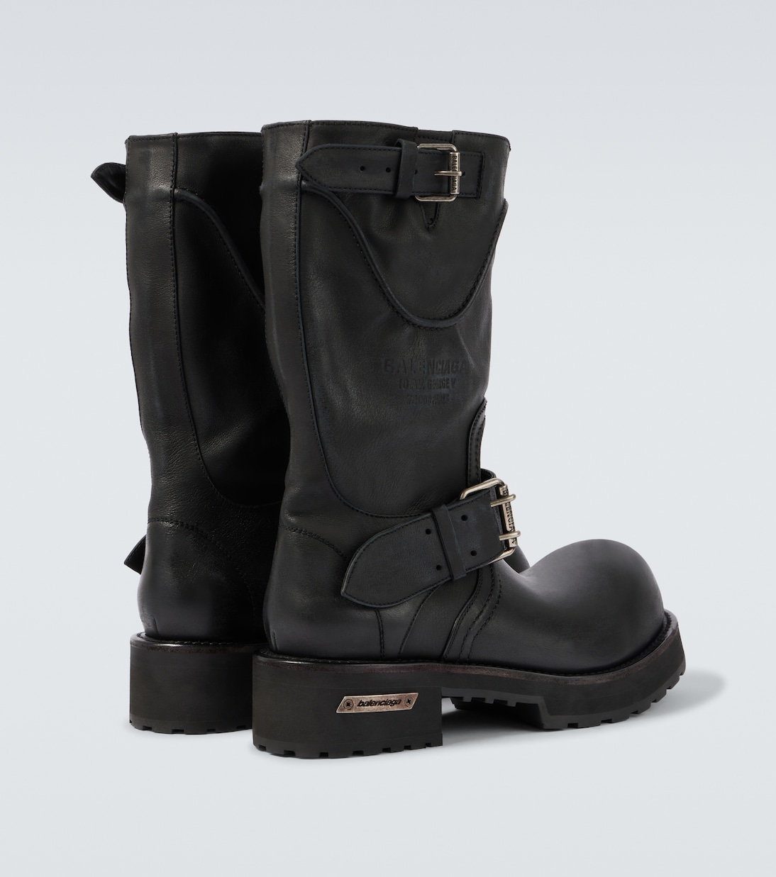 Venom leather biker boots | Balenciaga