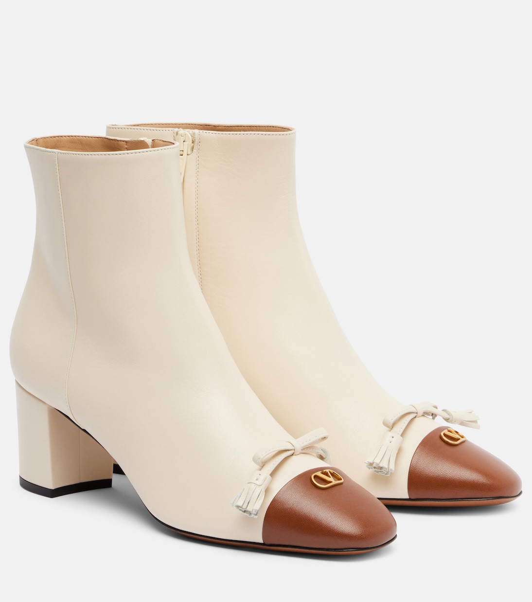 Valet Du Roi 60 leather ankle boots | Valentino Garavani