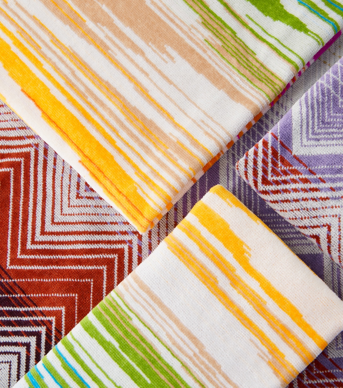 Marea set of 2 cotton terry towels | Missoni