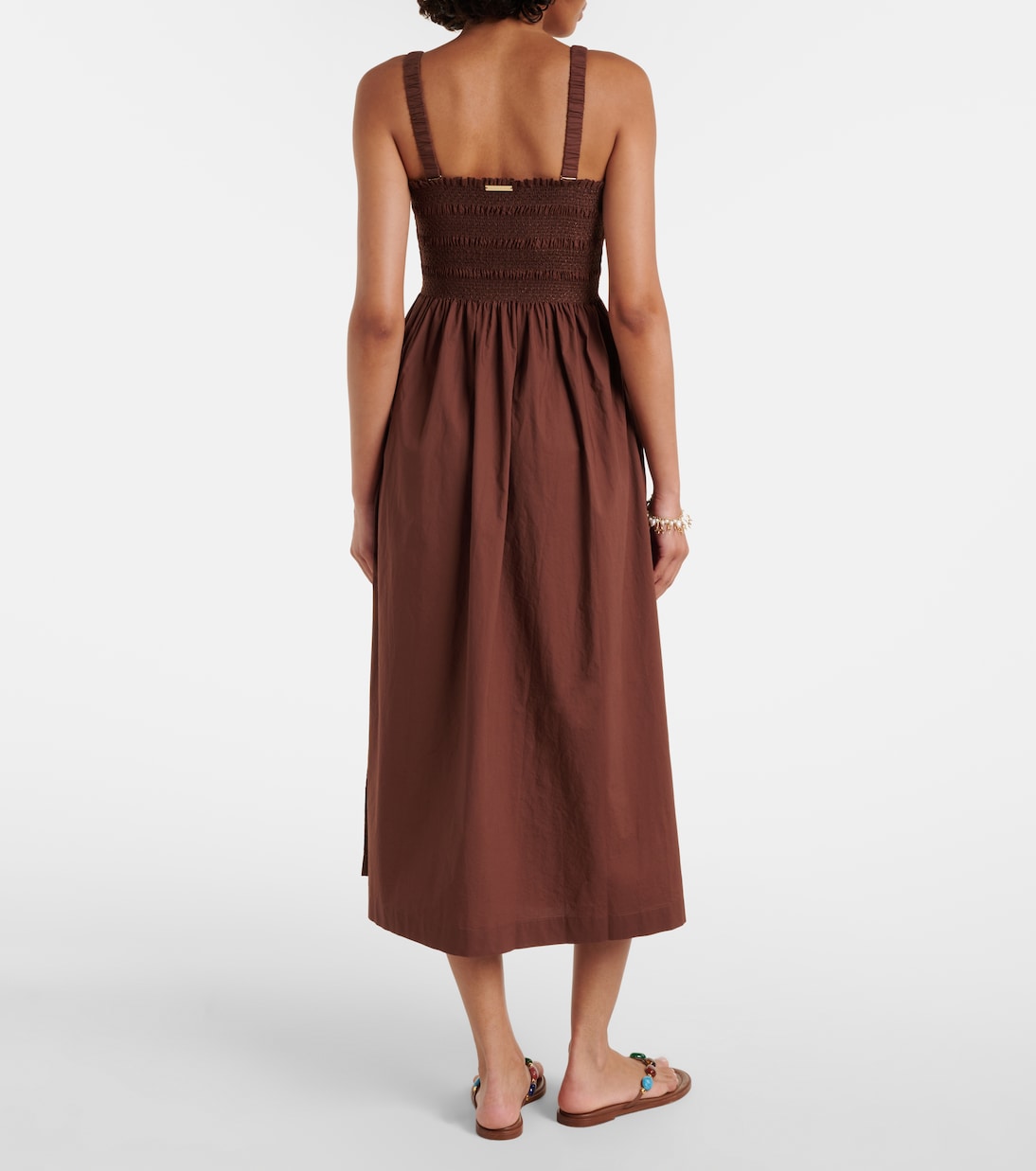 Robe midi Grasse en coton | Heidi Klein