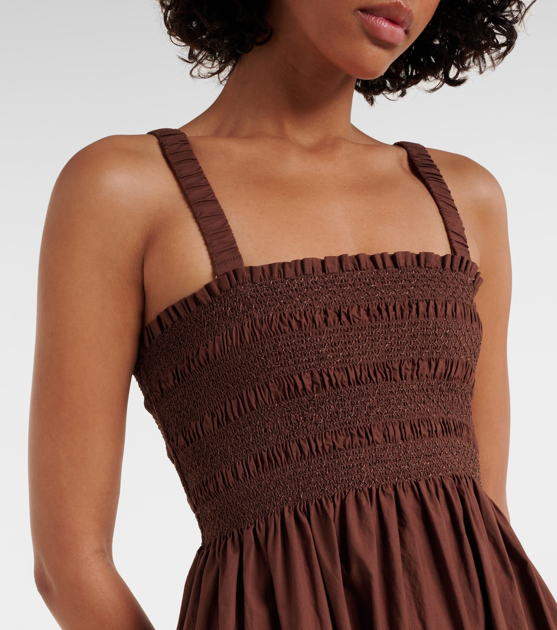 Robe midi Grasse en coton | Heidi Klein