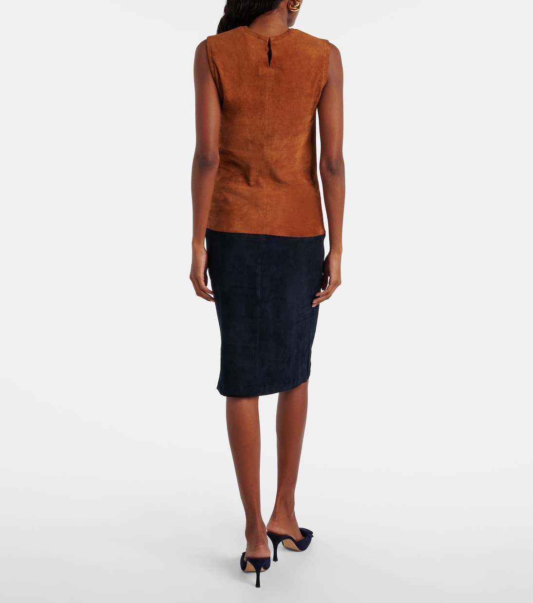 Top Miuccia in suede | Stouls