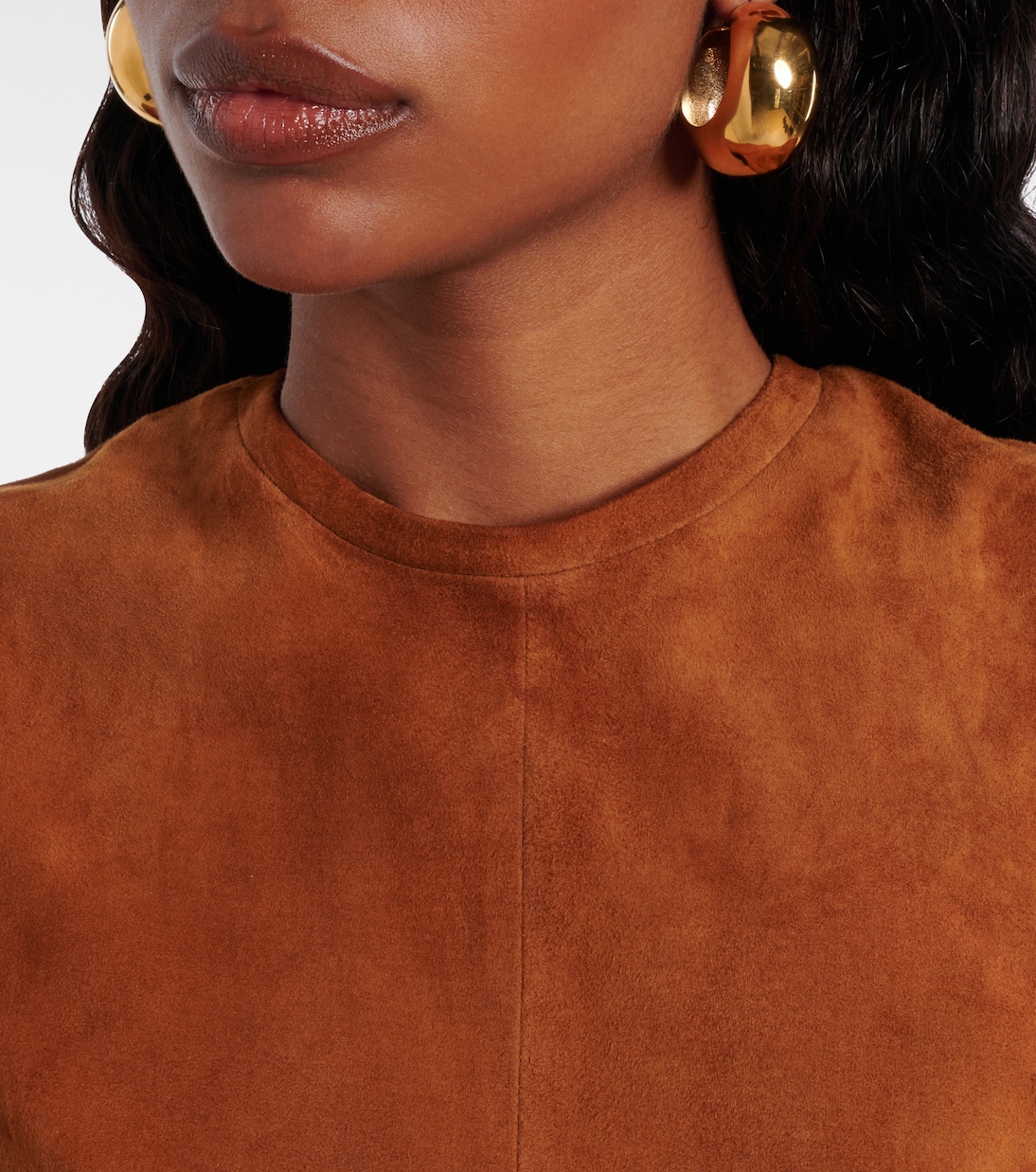 Top Miuccia in suede | Stouls