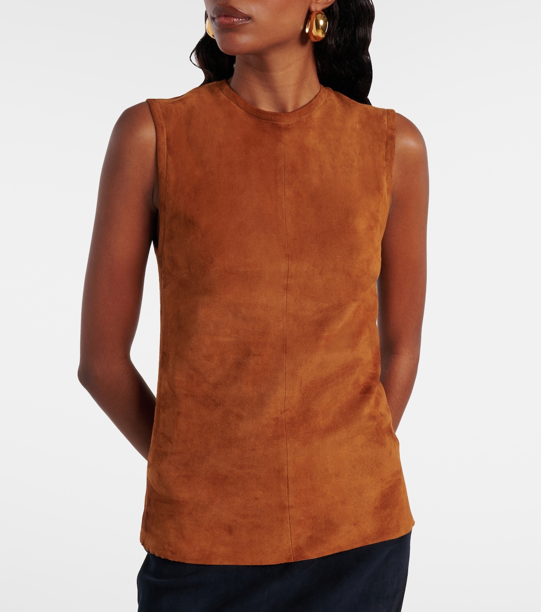 Top Miuccia in suede | Stouls