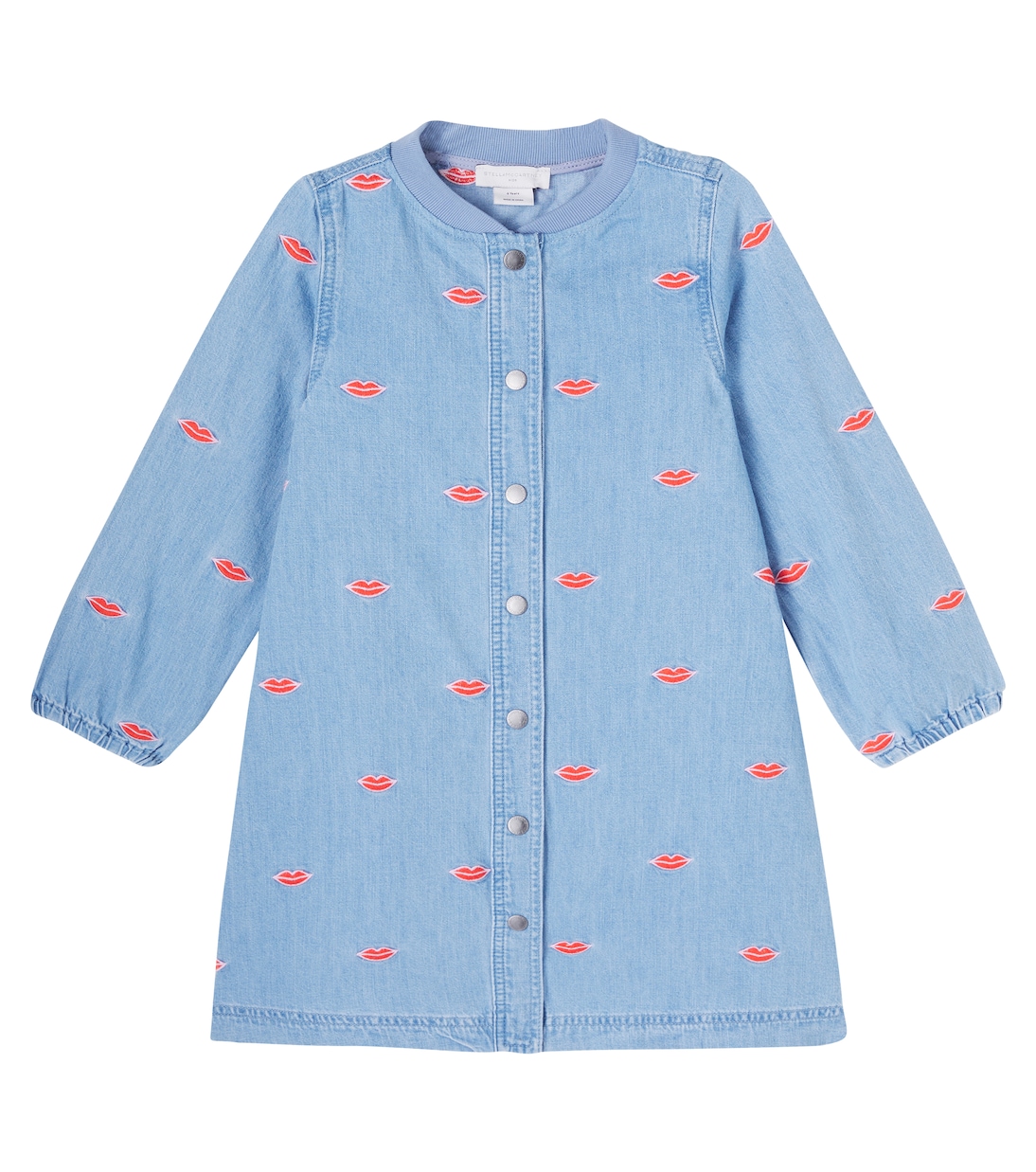 Embroidered denim dress | Stella McCartney Kids