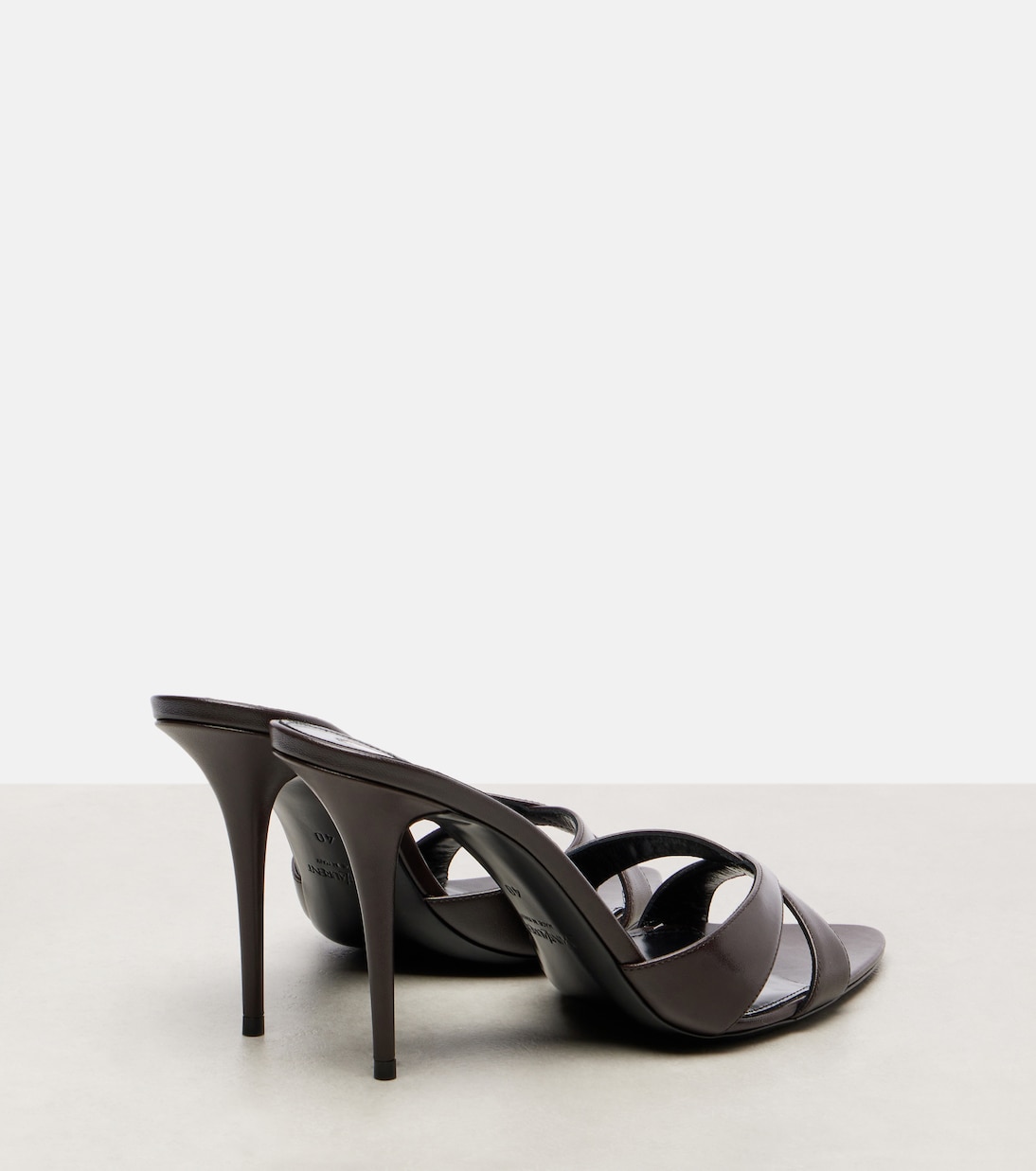 Pantoletten Kirat 95 aus Leder | Saint Laurent