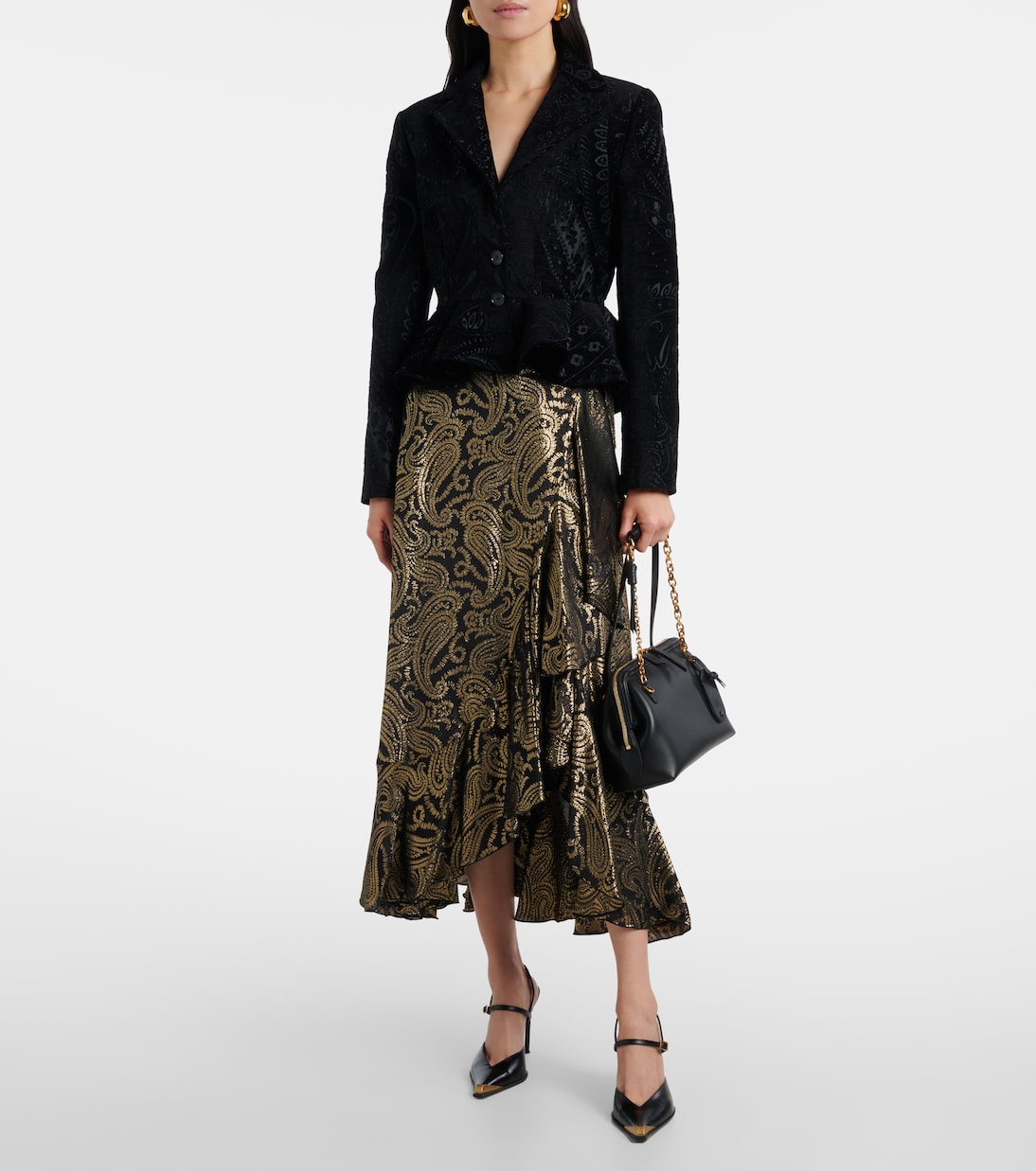 Paisley peplum blazer | Etro