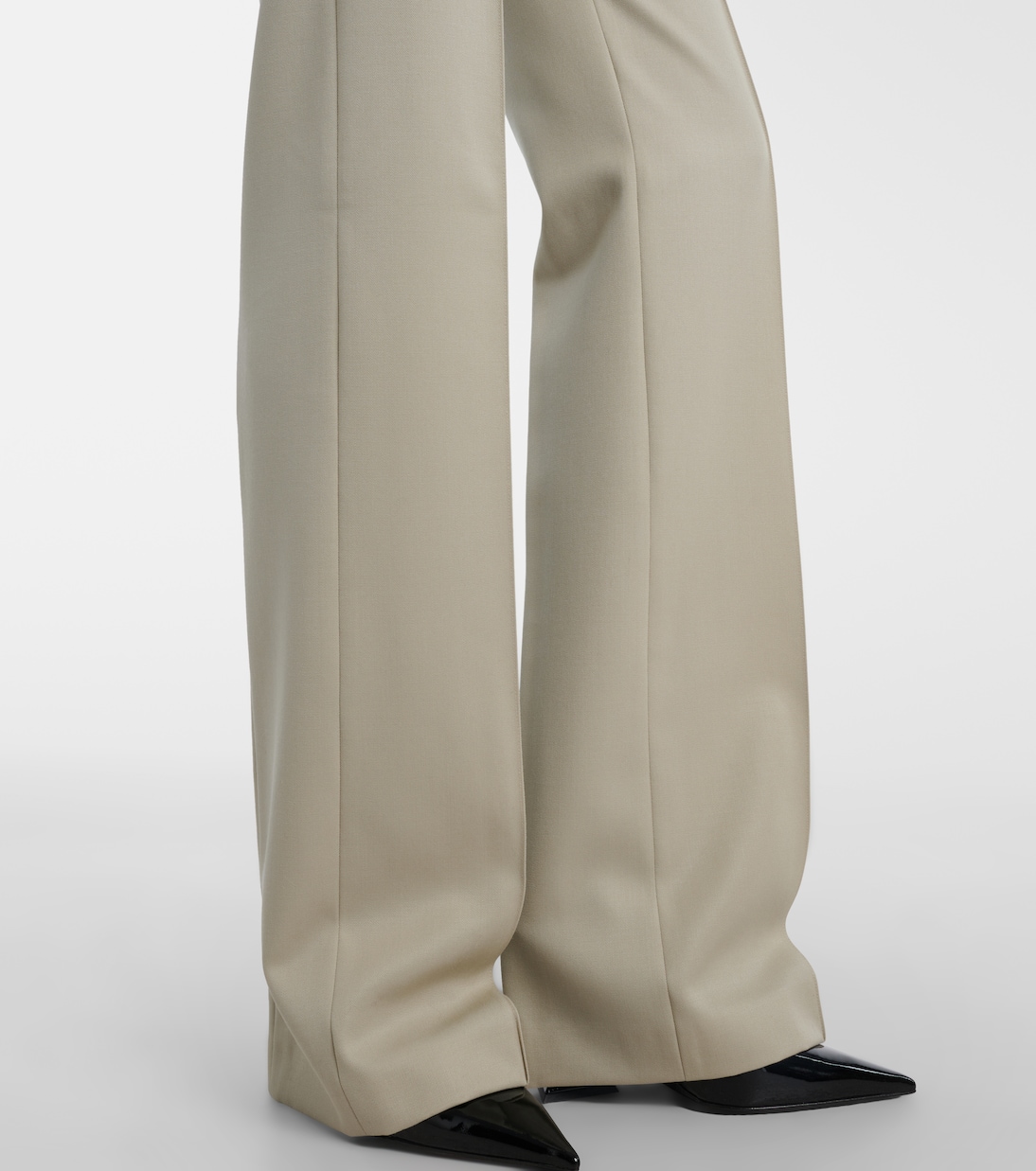 Low-rise wool straight pants | The Attico