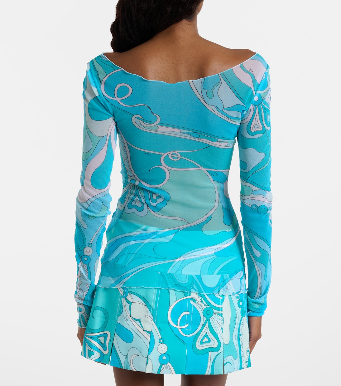 Orchidee sheer top | Pucci