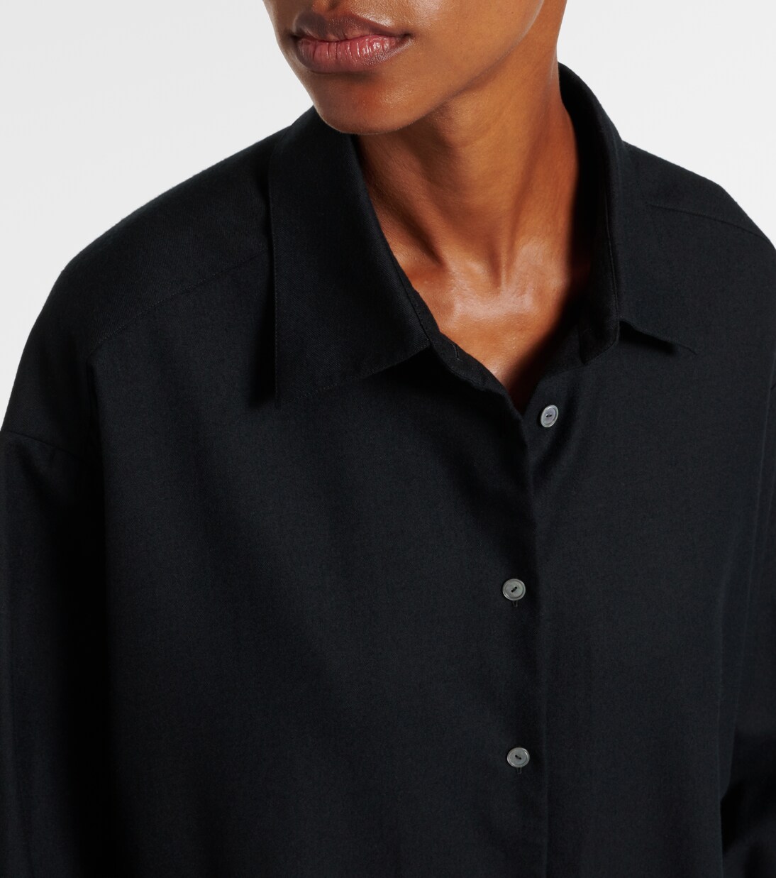 Hemd Luka aus Schurwollflanell | The Row