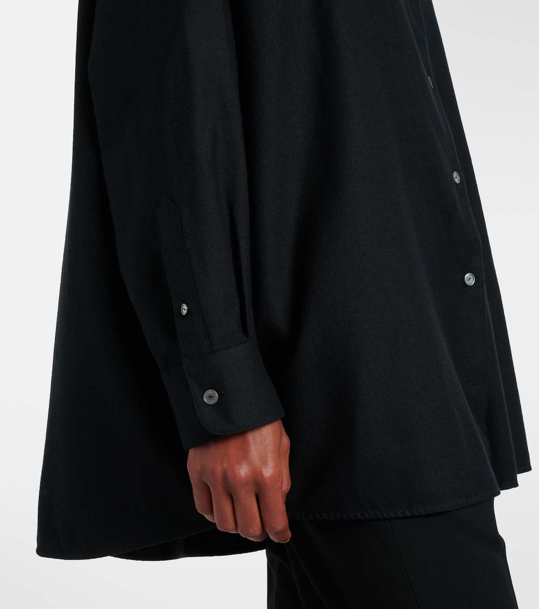 Hemd Luka aus Schurwollflanell | The Row