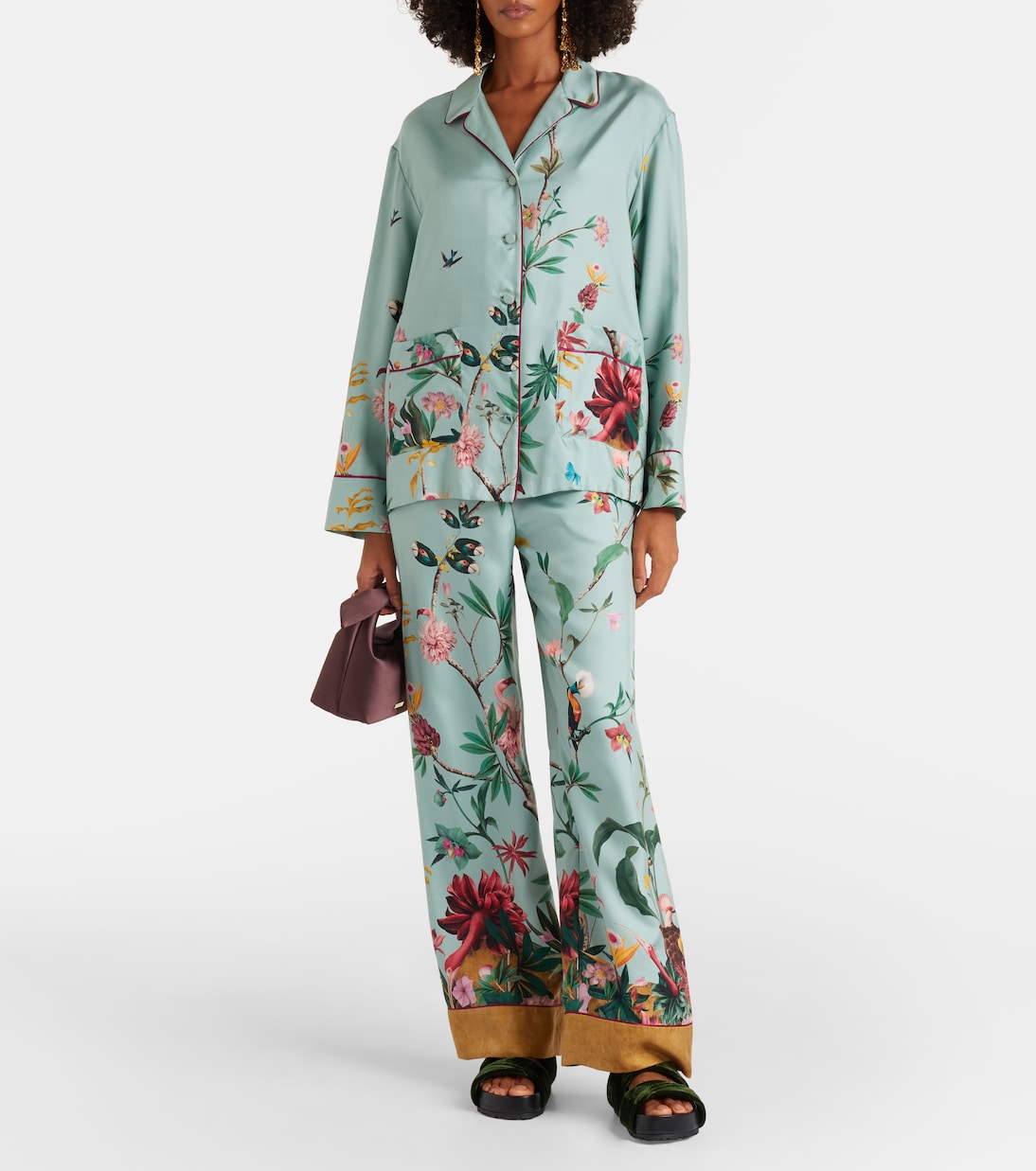 Bedrucktes Hemd aus Seide | La DoubleJ