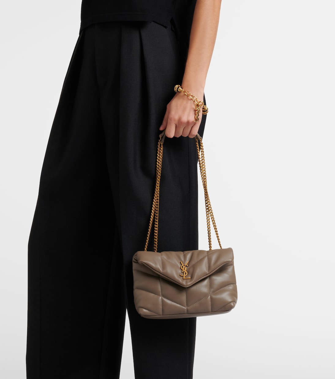 Sac Puffer Toy en cuir | Saint Laurent