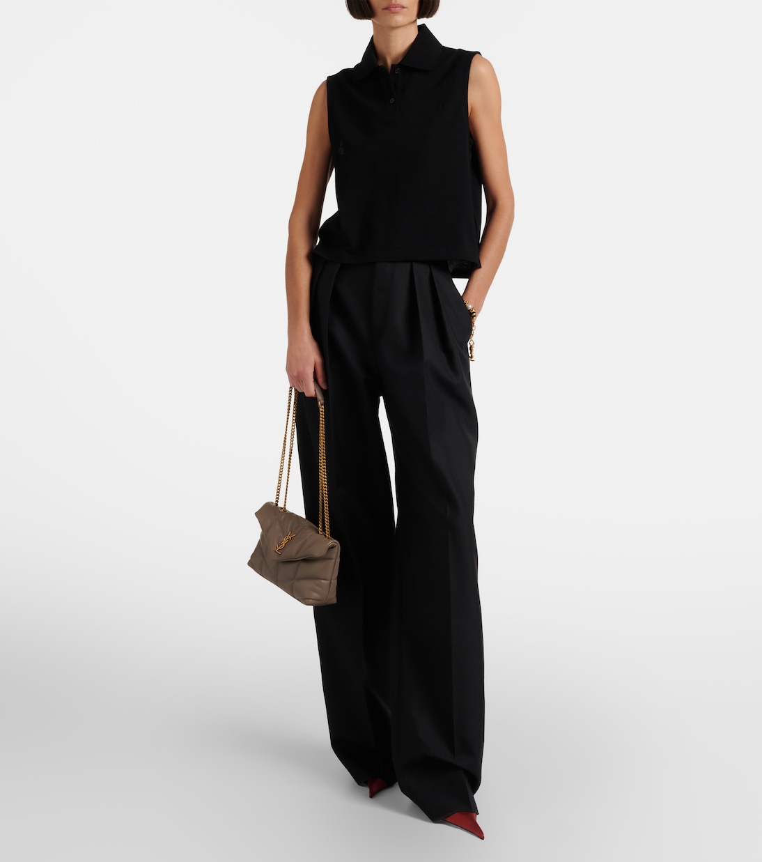 Sac Puffer Toy en cuir | Saint Laurent