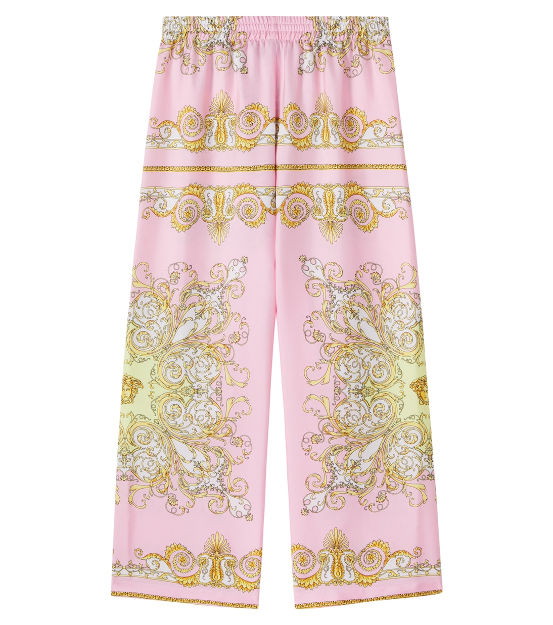 Hose Spring Barocco aus Seiden-Twill | Versace Kids
