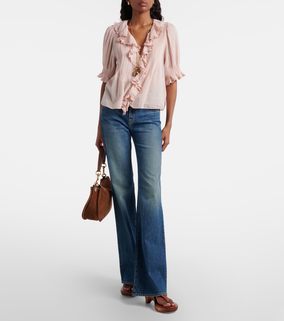 Henri cotton voile top | Dôen