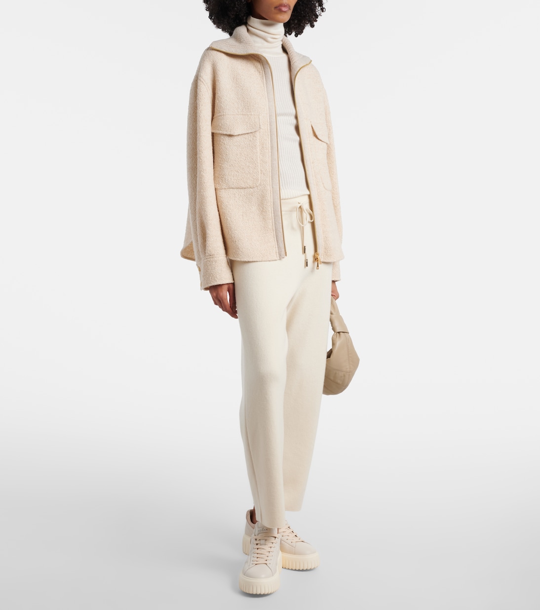 H-Stripes leather platform sneakers | Hogan