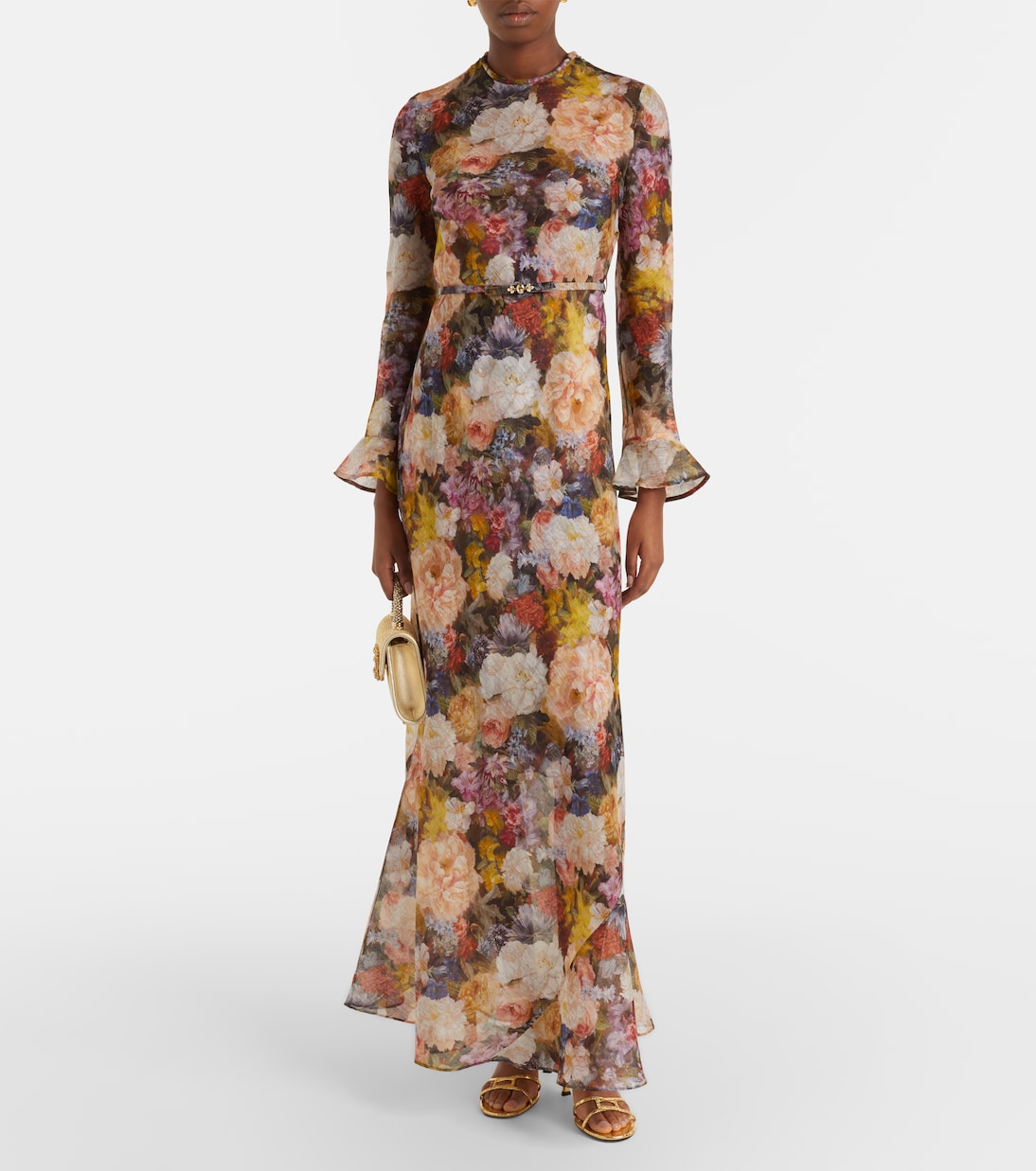 Robe longue Alchemy à fleurs | Zimmermann