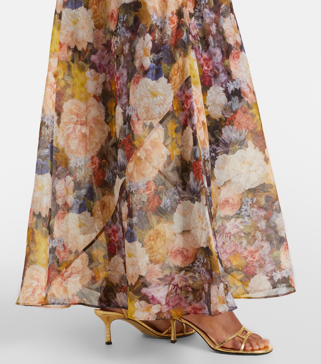Robe longue Alchemy à fleurs | Zimmermann