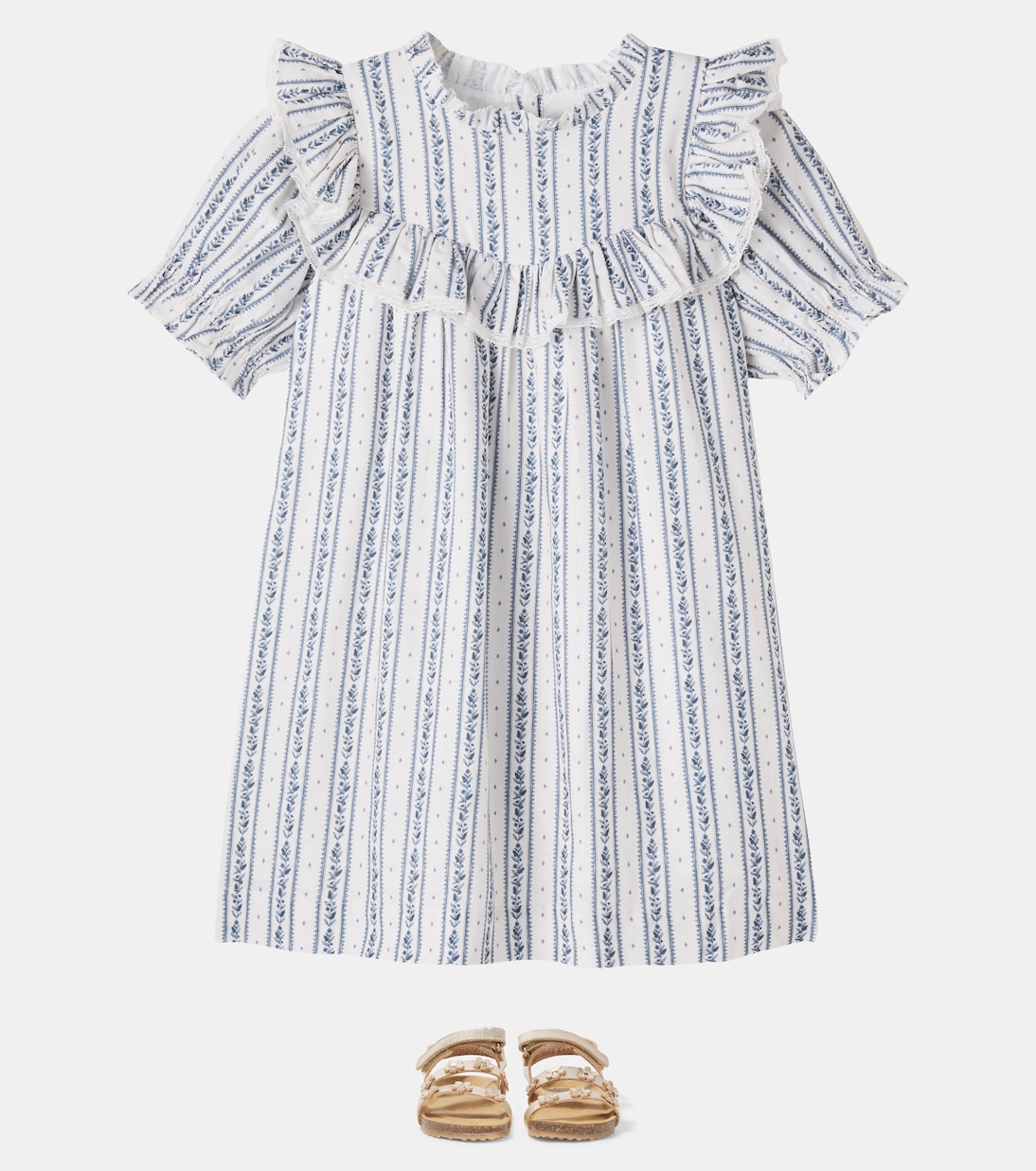 Raffaella printed cotton dress | C'era Una Volta