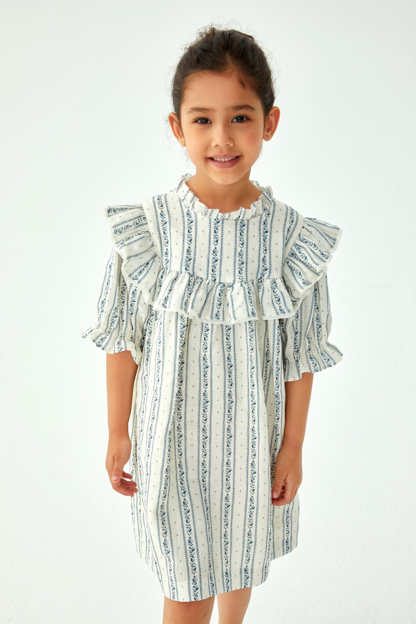 Raffaella printed cotton dress | C'era Una Volta