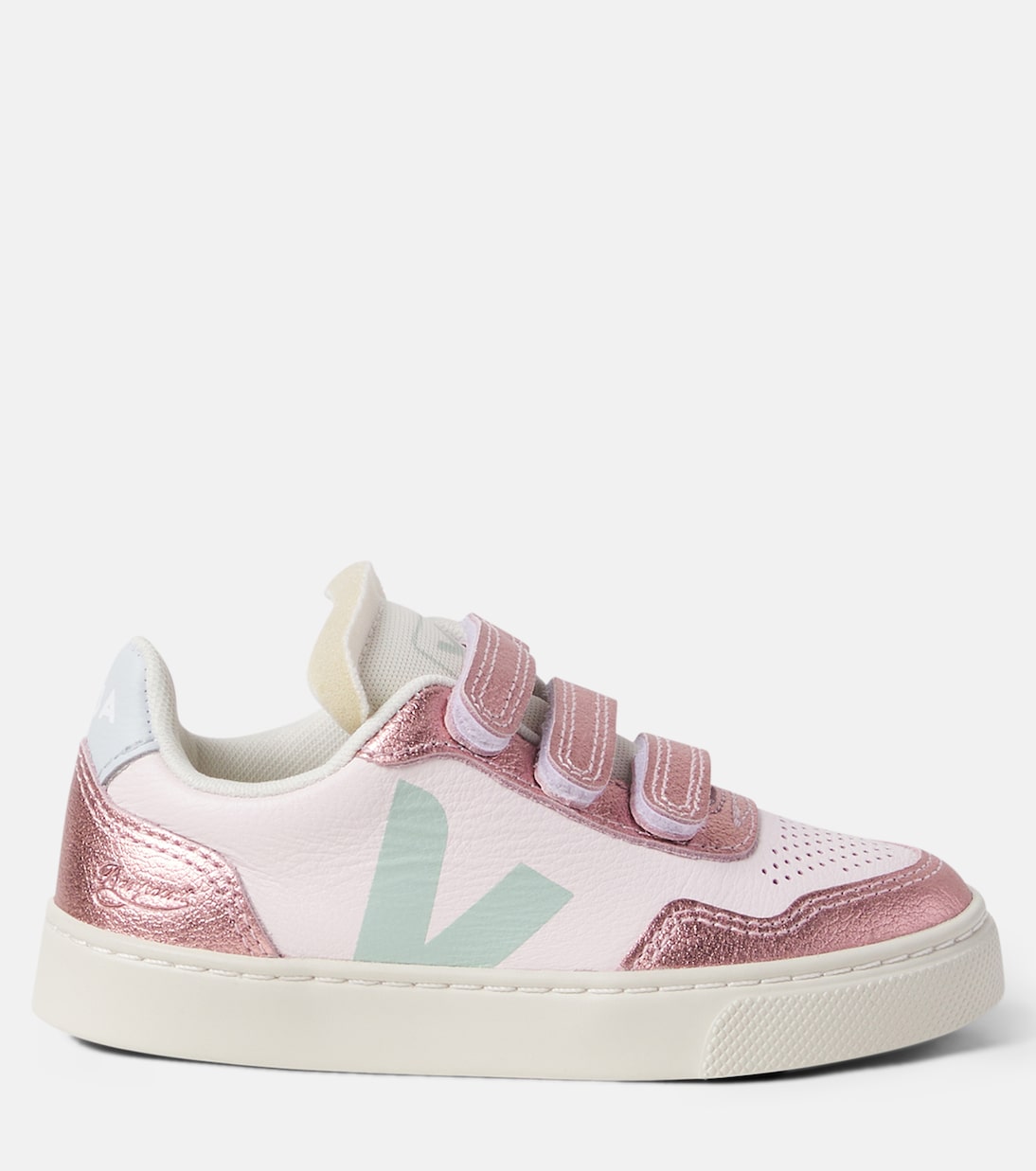 x Bonpoint Baskets V-90 en cuir | Veja Kids