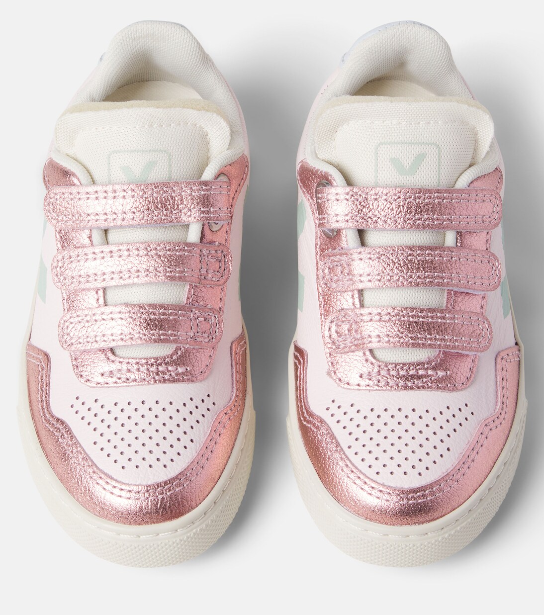 x Bonpoint Baskets V-90 en cuir | Veja Kids