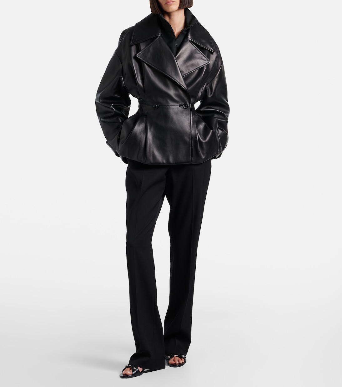 Cagole leather mules | Balenciaga