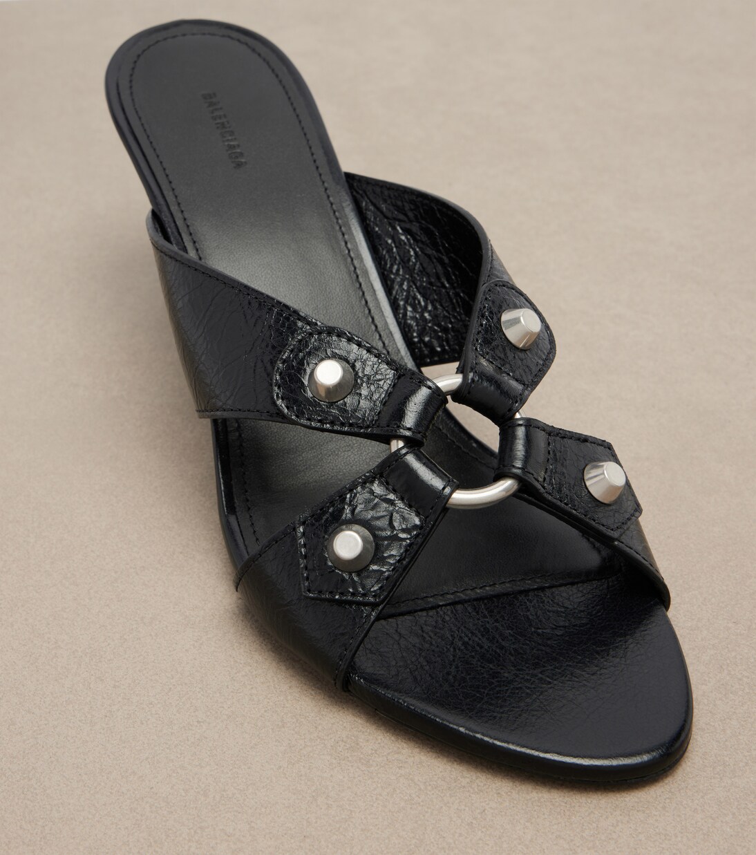 Cagole leather mules | Balenciaga