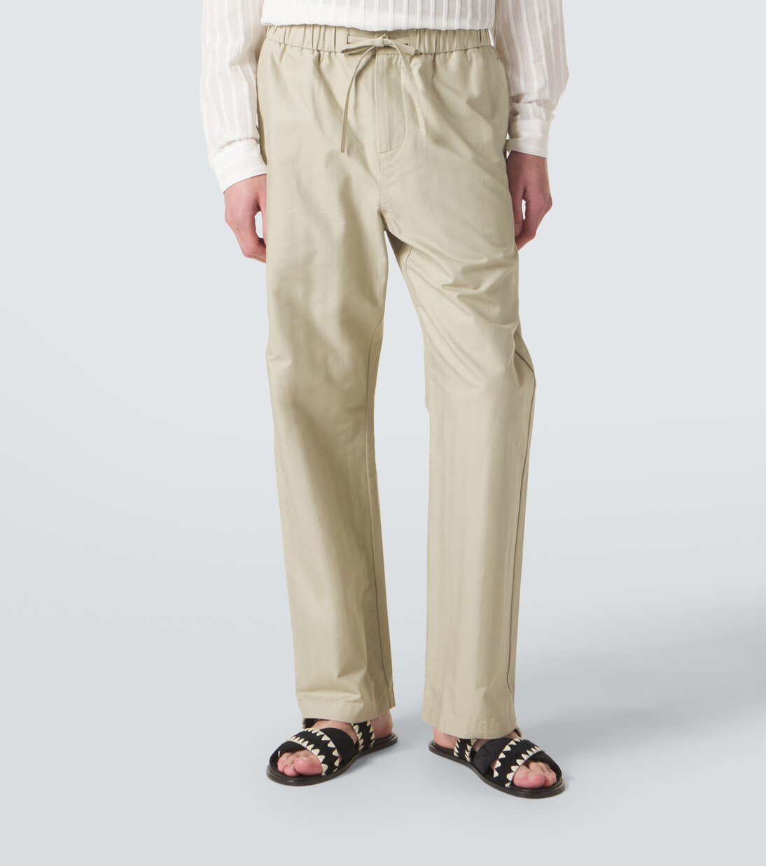 Pantaloni Rocha a gamba larga in cotone | Frescobol Carioca