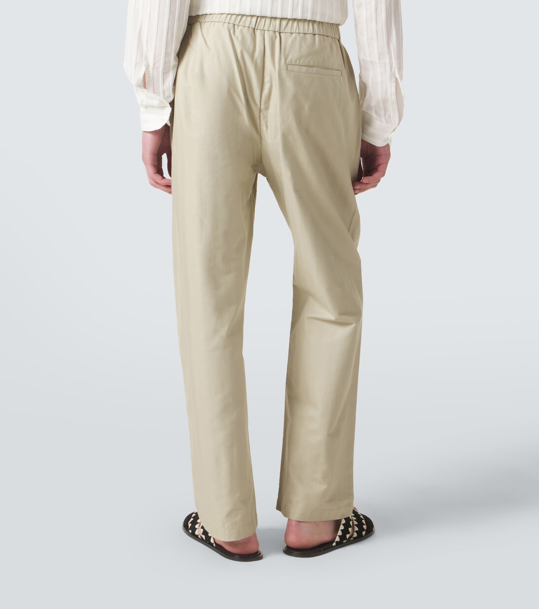 Pantaloni Rocha a gamba larga in cotone | Frescobol Carioca