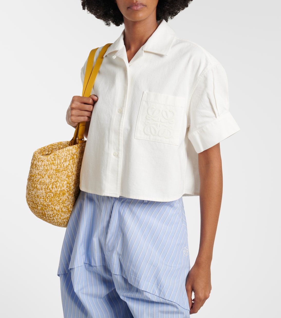 Paula's Ibiza Anagram denim shirt | Loewe