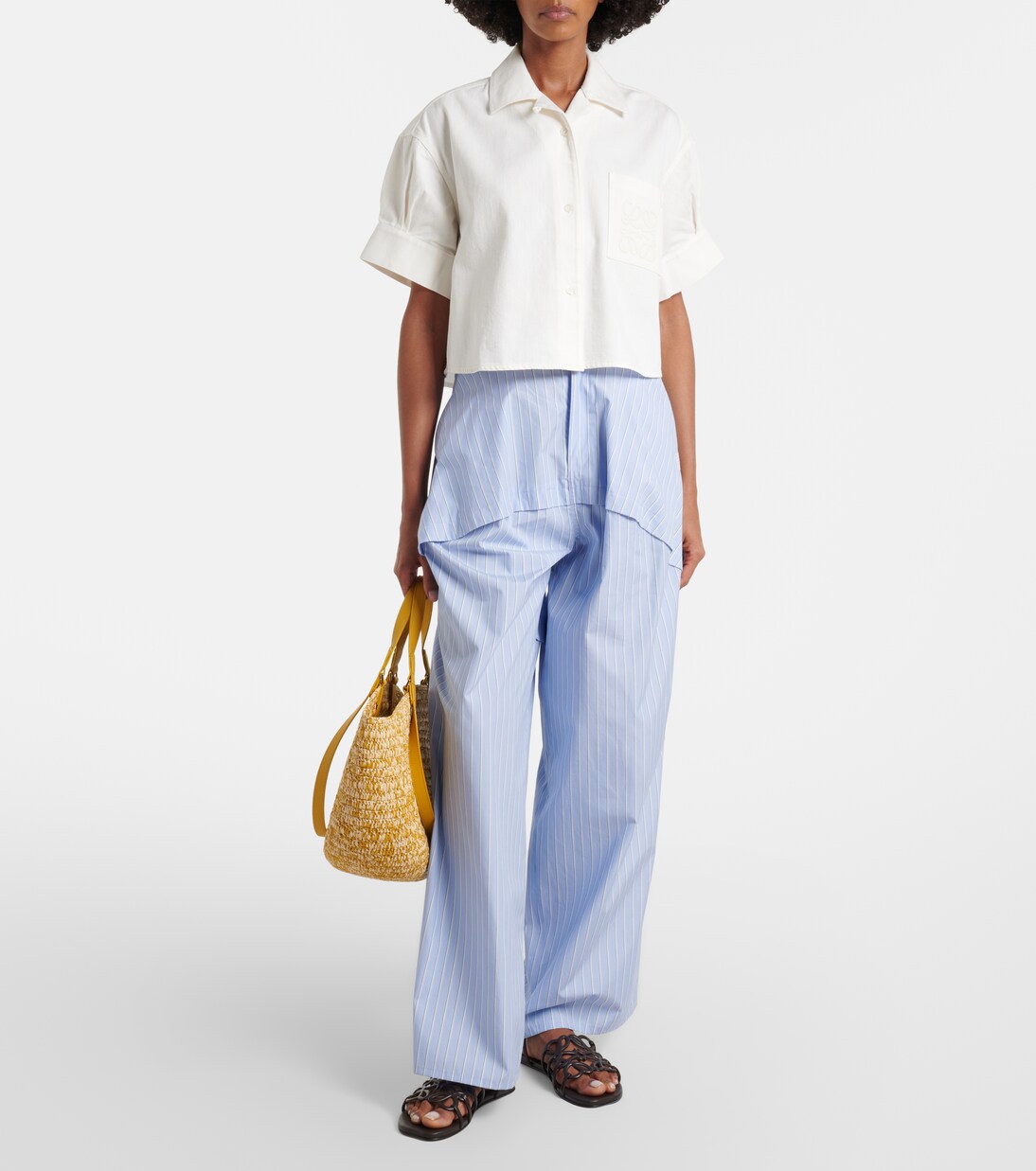 Paula's Ibiza Anagram denim shirt | Loewe