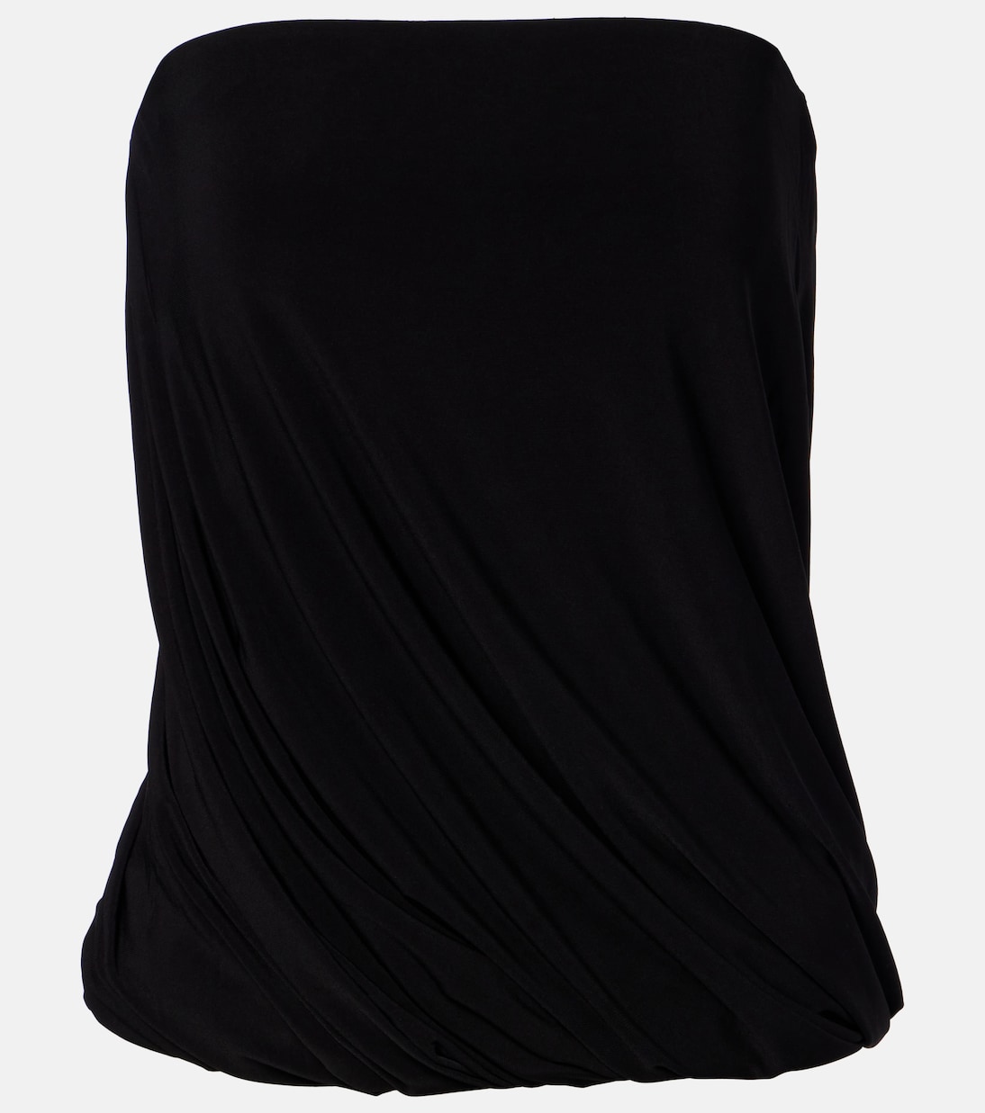 Twist strapless jersey top | Norma Kamali
