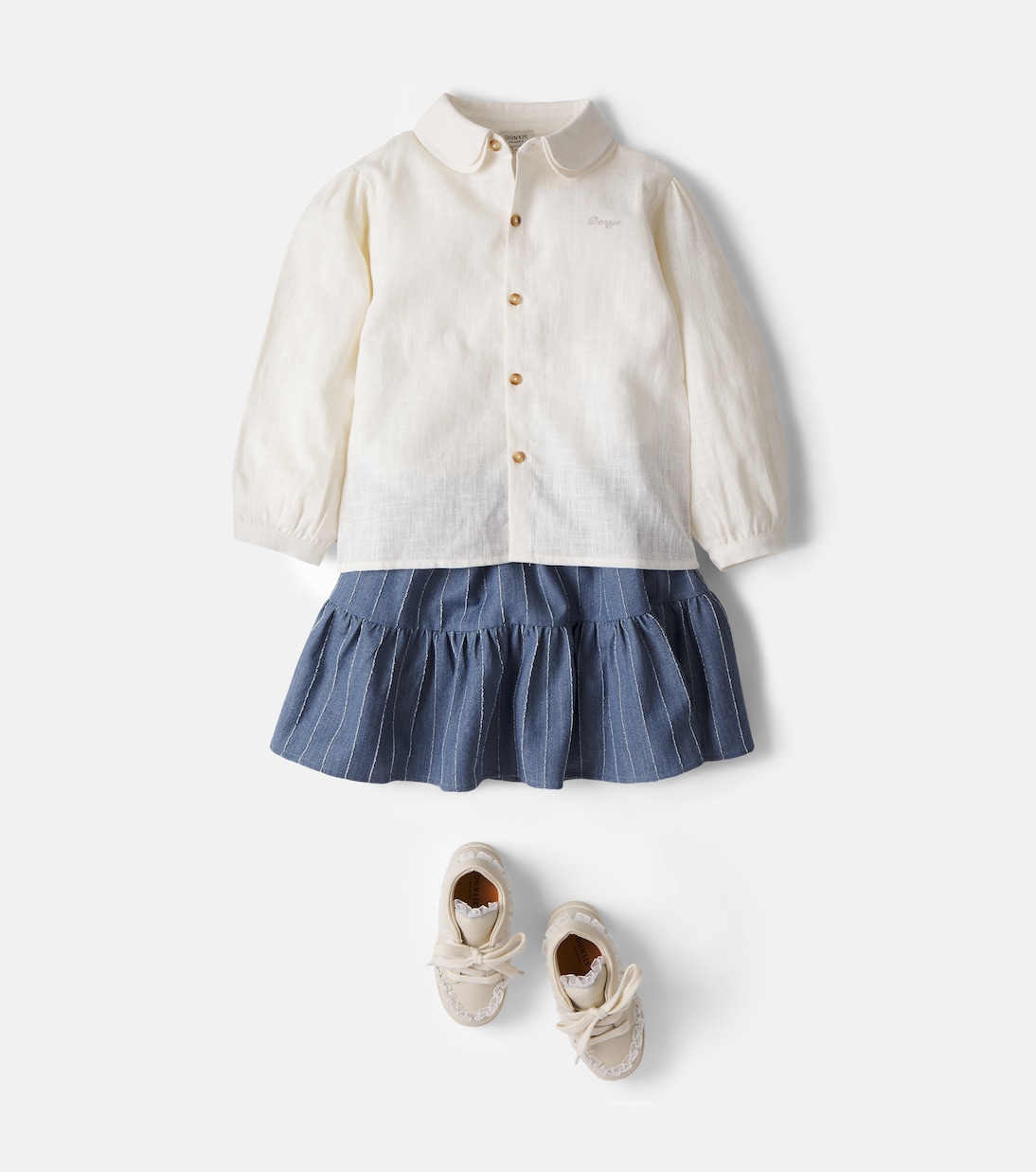 Bluse Anoeche aus Leinen und Baumwolle | Donsje