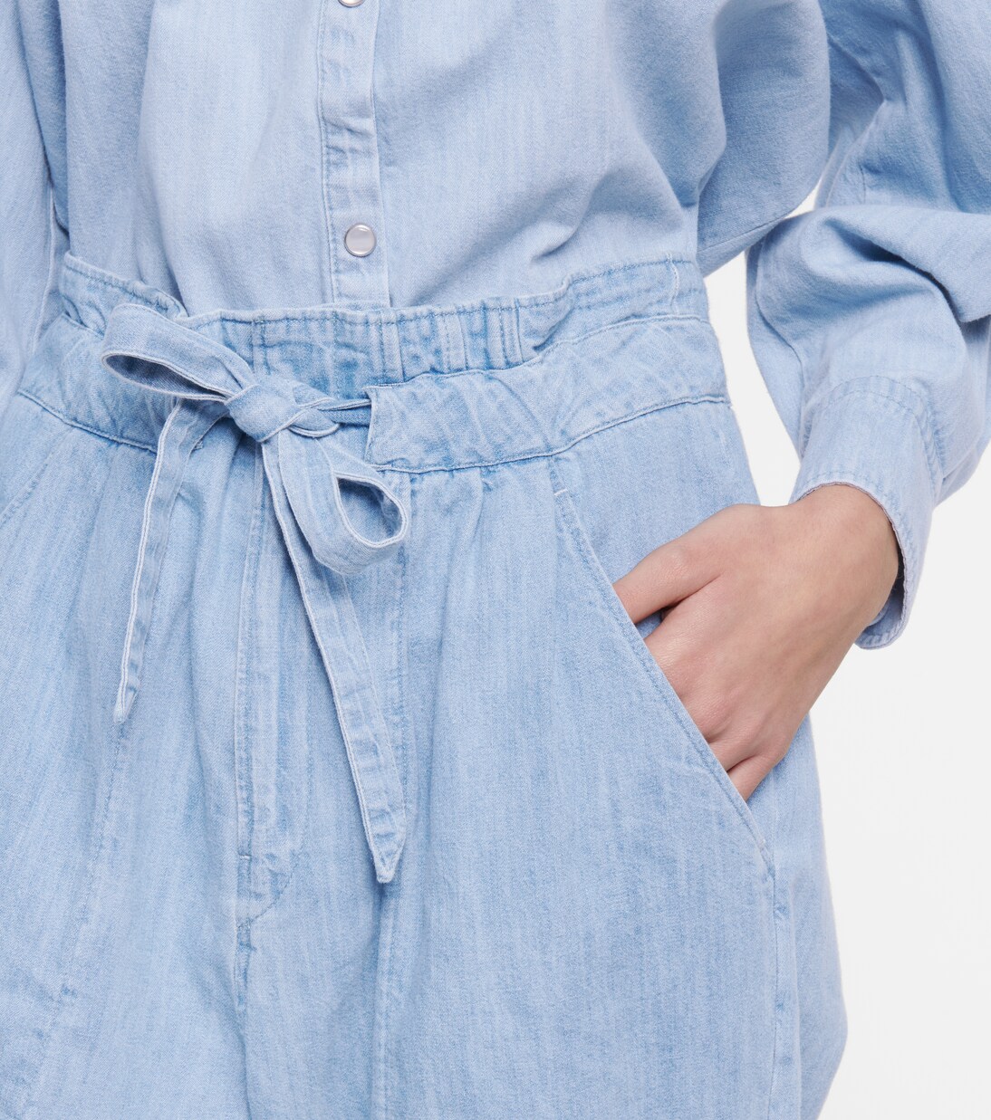 Jean paper bag Muardo à taille haute | Marant Etoile