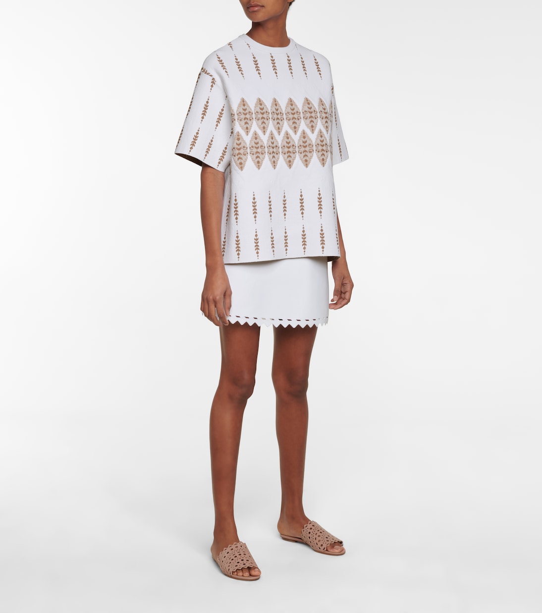 Top in maglia con lamé | Alaïa