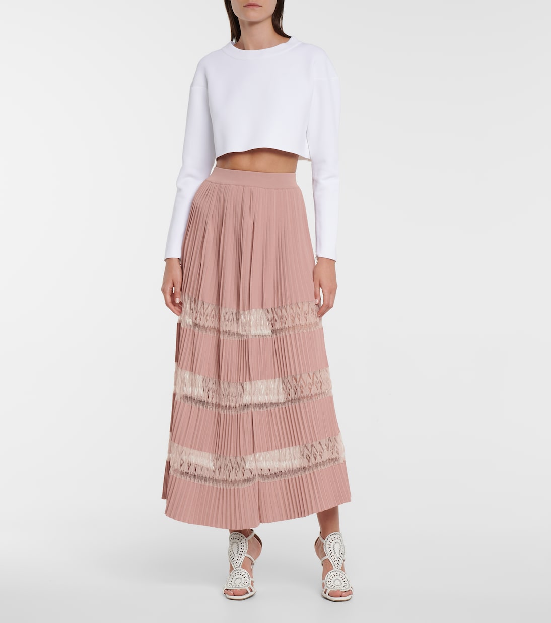 Cropped-Sweatshirt | Alaïa