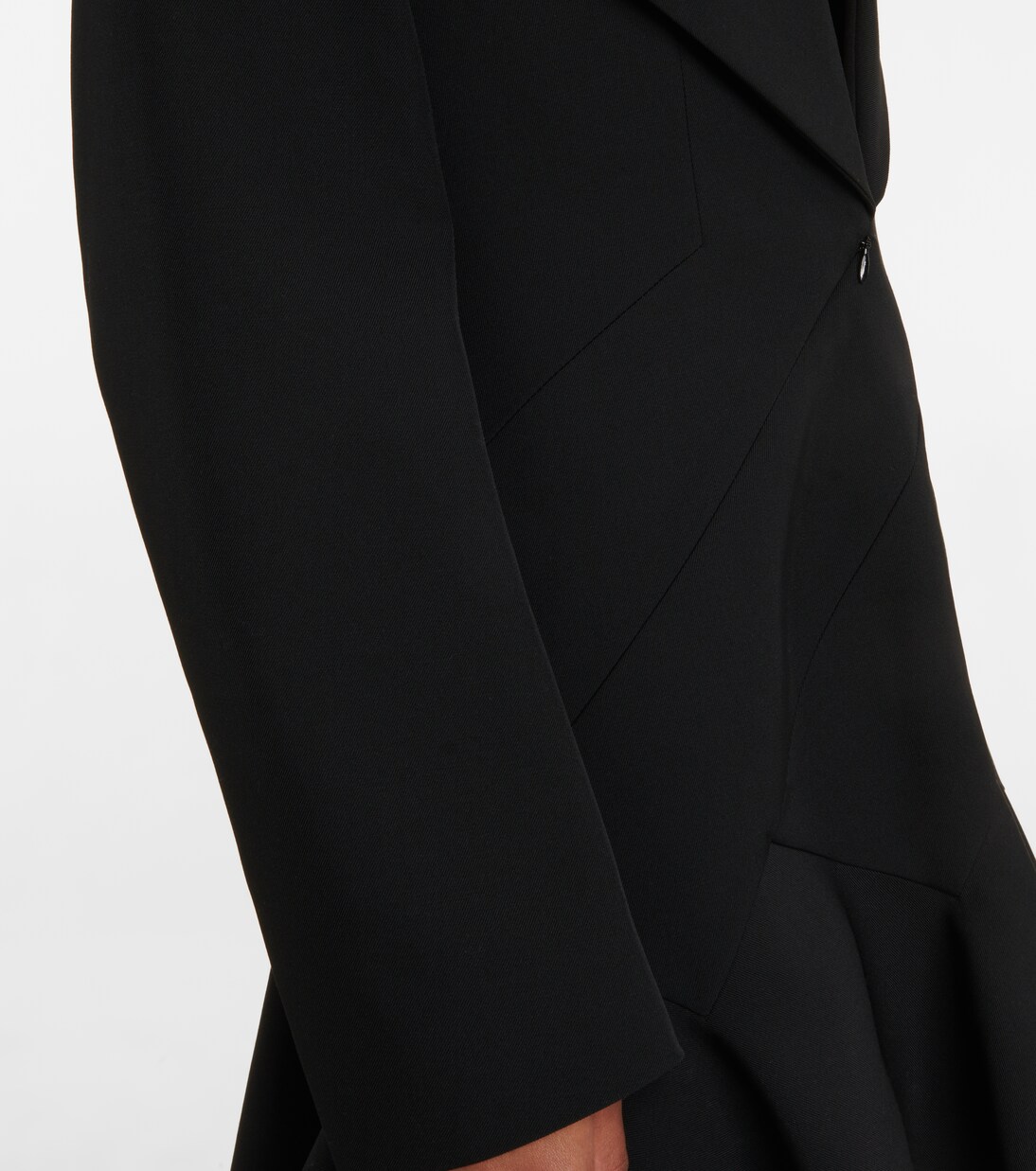 Vestido corto de lana con capucha | Alaïa