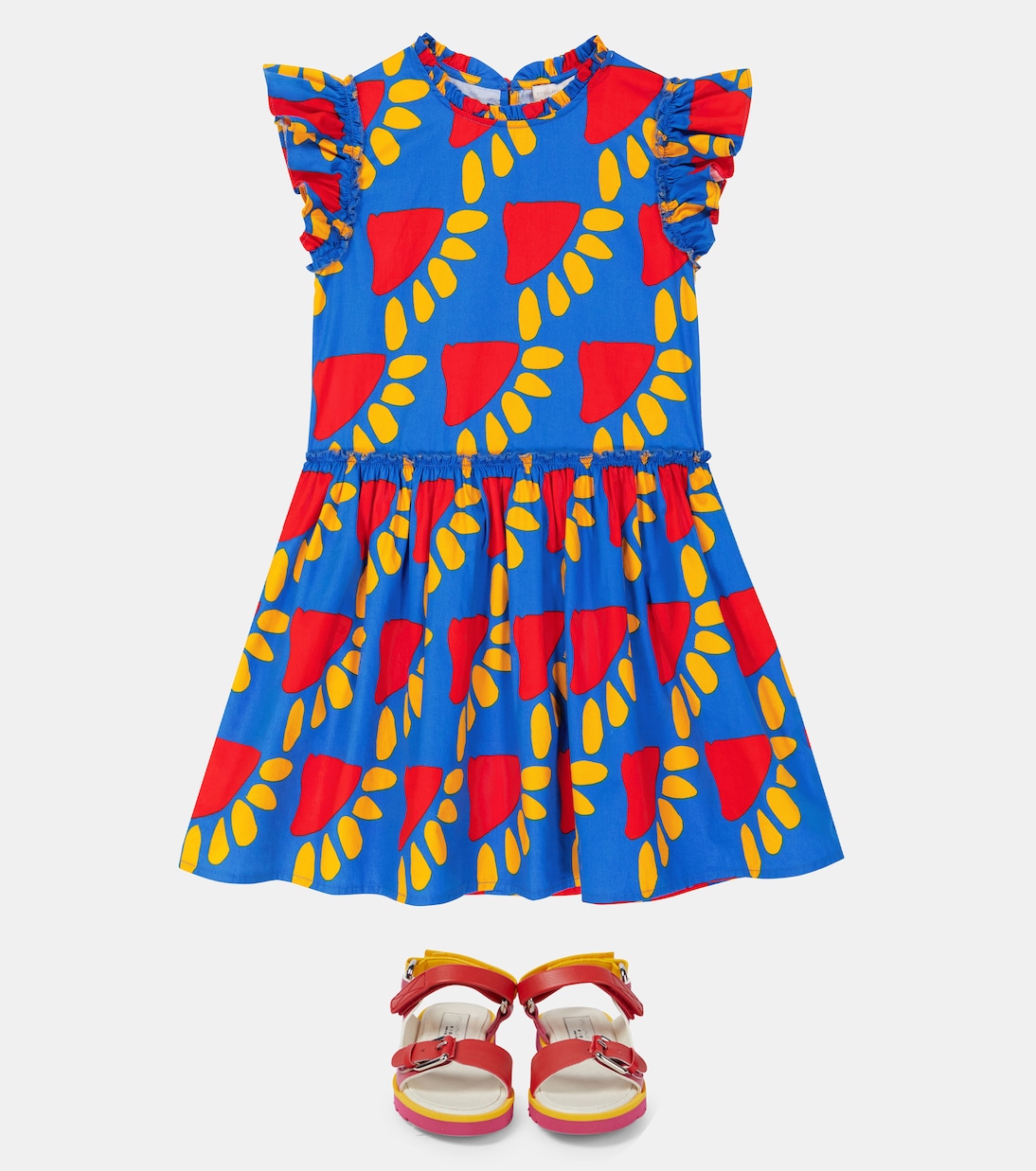 Robe imprimée en coton | Stella McCartney Kids