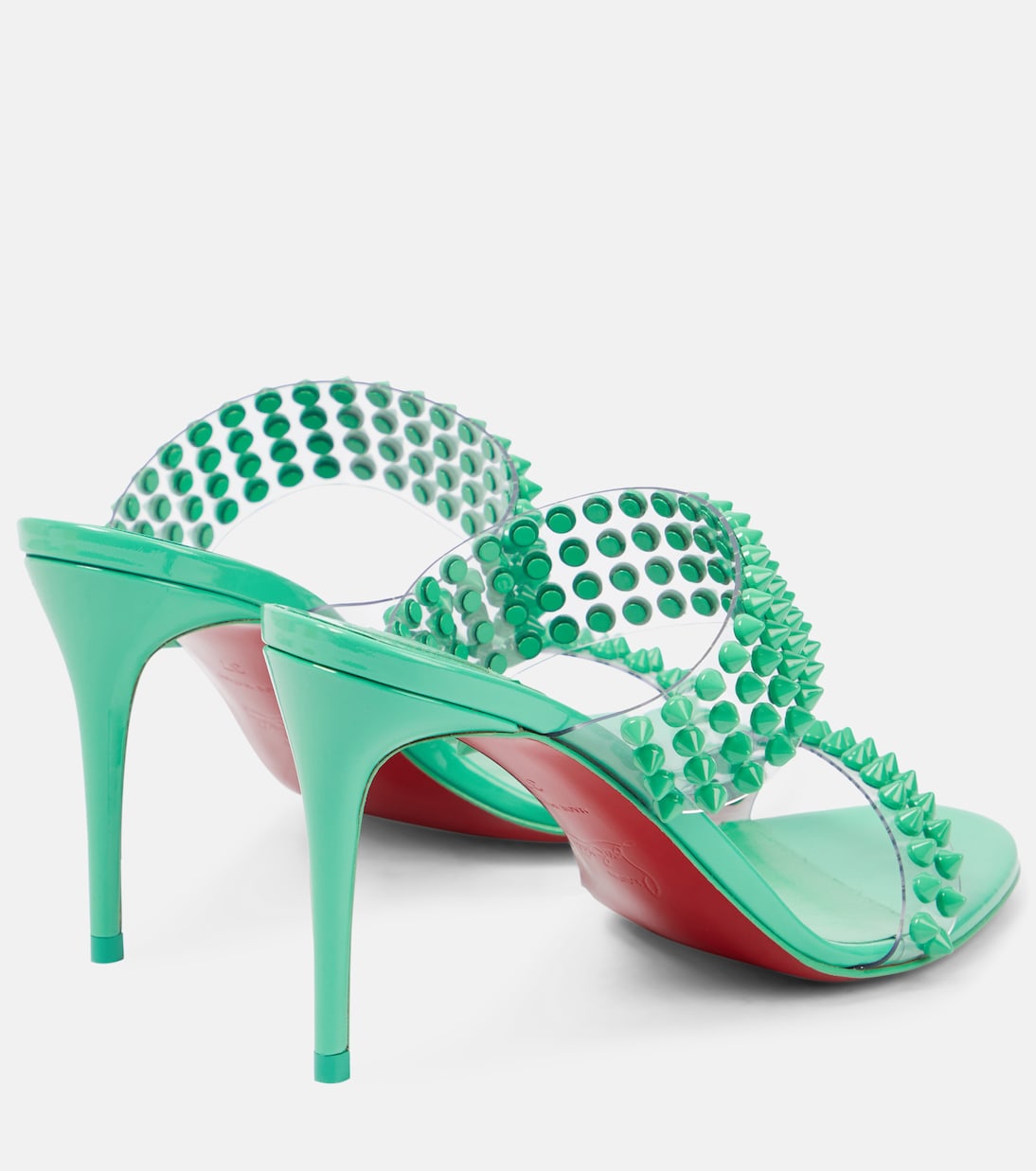 Spike Only 85 PVC and leather sandals | Christian Louboutin