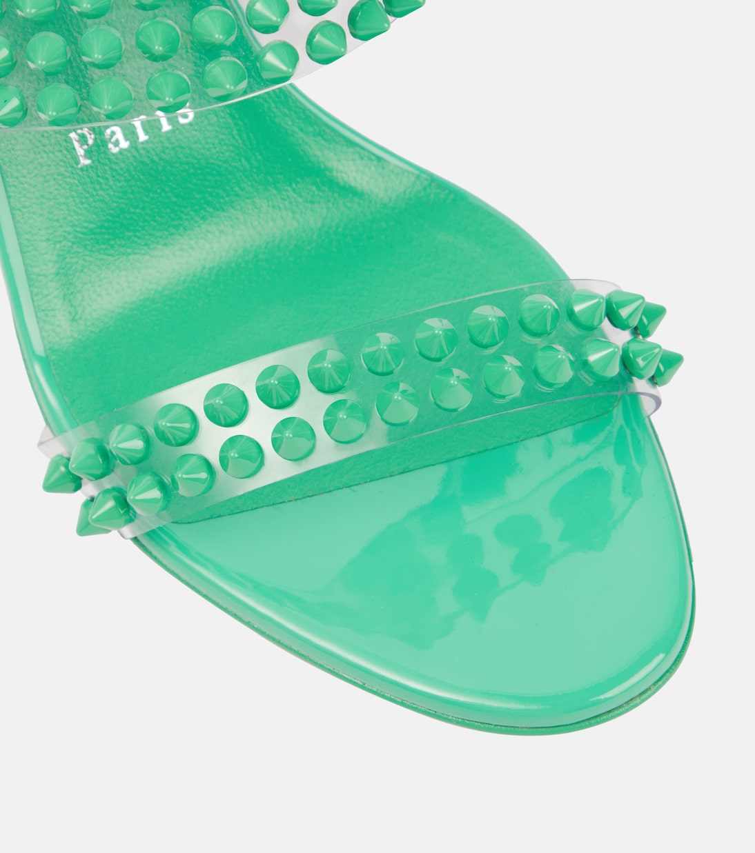 Spike Only 85 PVC and leather sandals | Christian Louboutin