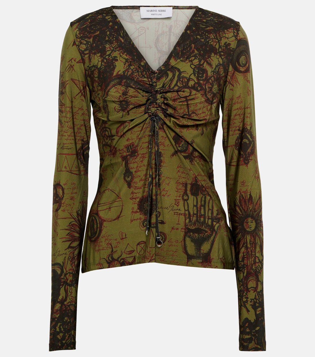 Top aus Crêpe-Jersey | Marine Serre