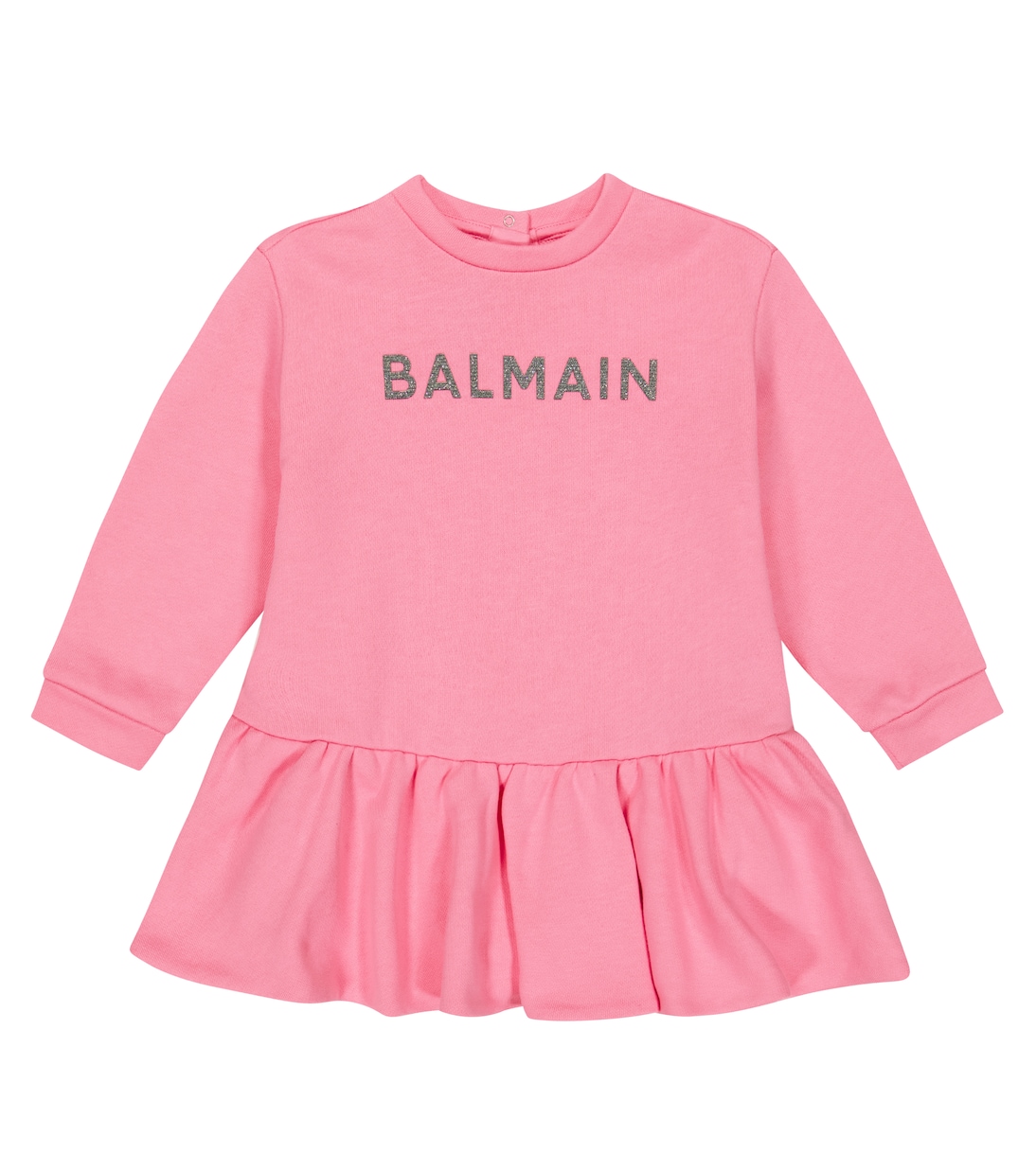 Baby Kleid aus Baumwolle | Balmain Kids