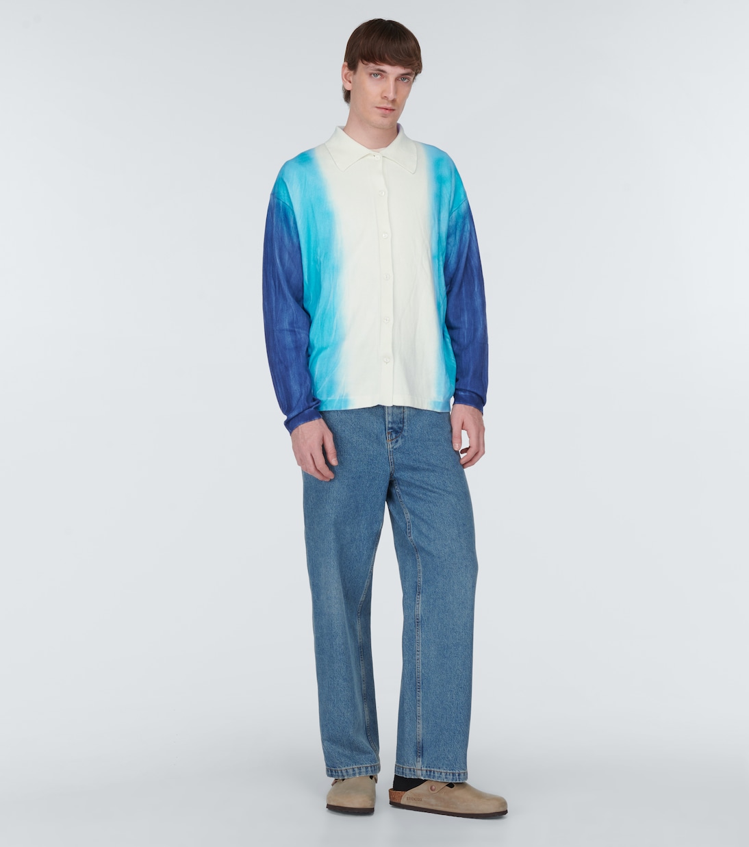 Cotton and cashmere cardigan | The Elder Statesman