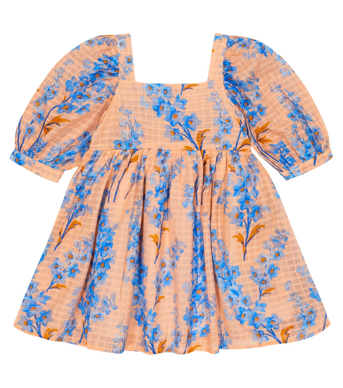 Suzy Delphinium printed cotton dress | Morley