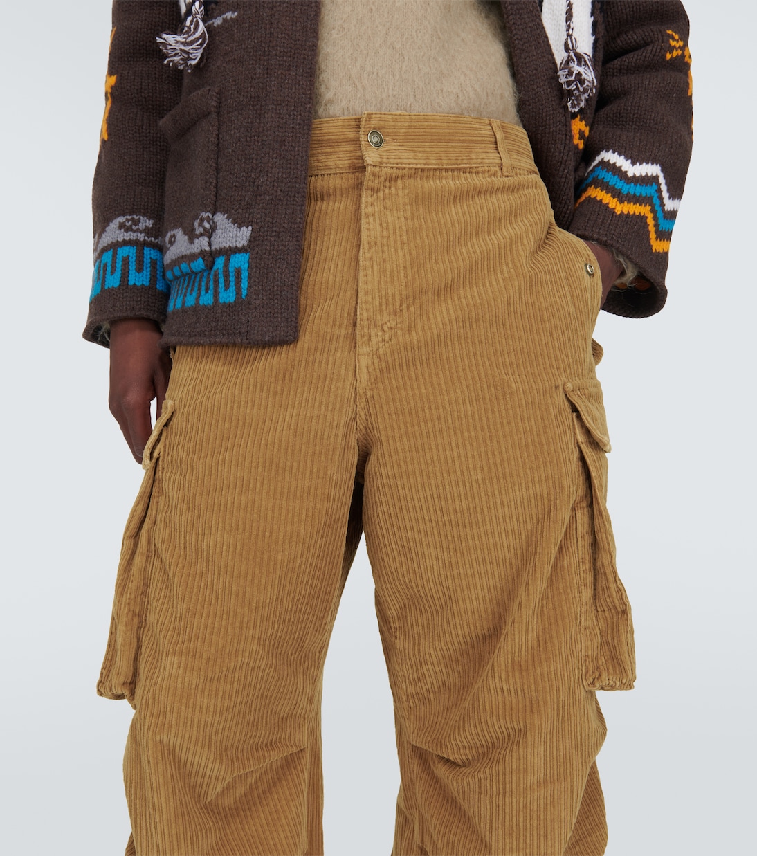 Velvet corduroy cargo pants | Alanui