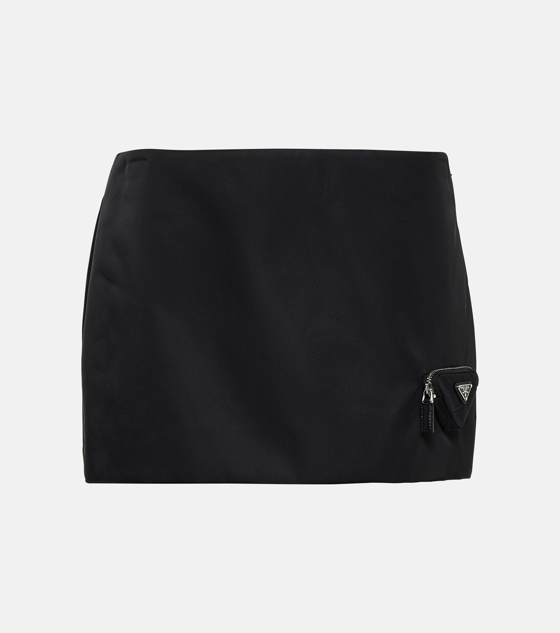 Minigonna in nylon a vita bassa | Prada