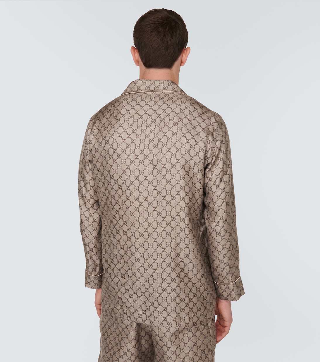 Hemd GG aus Seide | Gucci