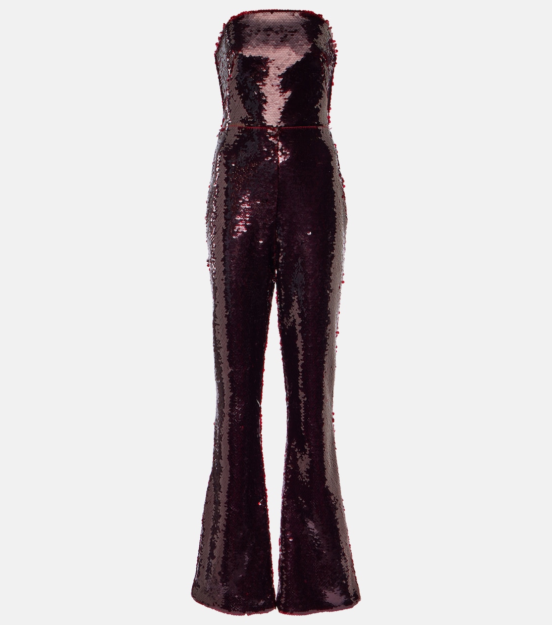 Myrine sequined strapless jumpsuit | Safiyaa